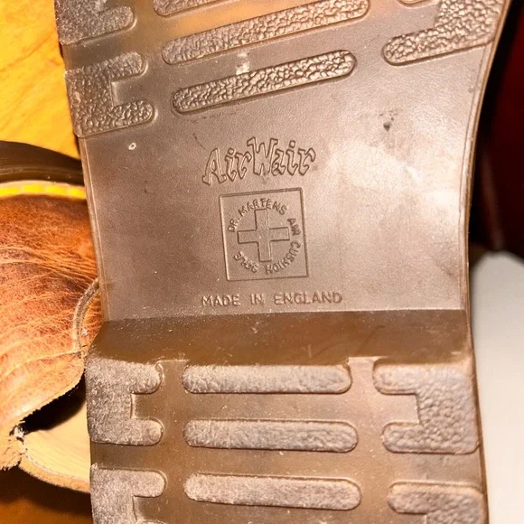 Vintage // MIE // Dr. Martens - 8211 - Brown Leather Mules - Picture 4 of 5